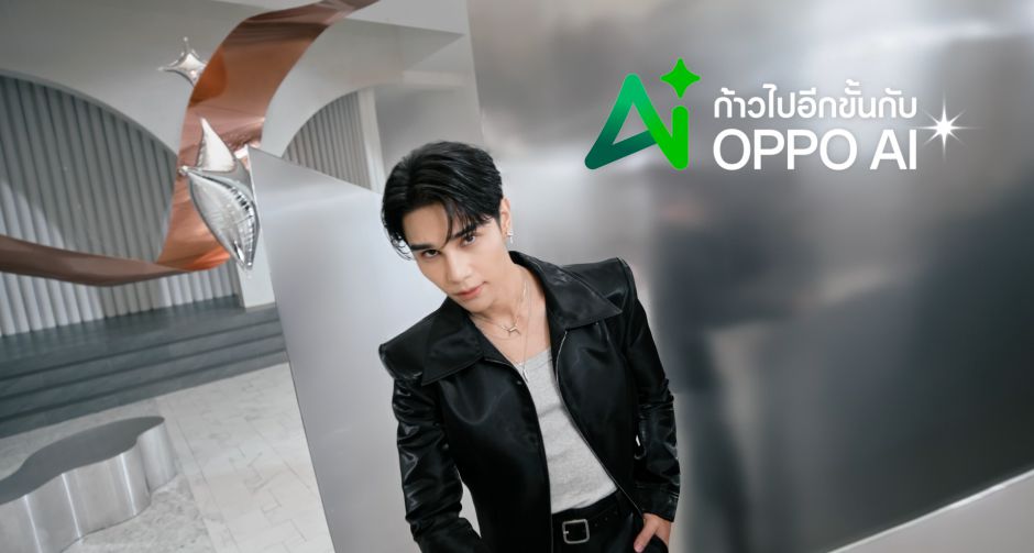 เจฟ ซาเตอร์ นำเทรนด์สีเงินสุดชิค  เปิดตัวเป็น The AI Portrait Expert พร้อมก้าวไปอีกขั้นกับ OPPO AI