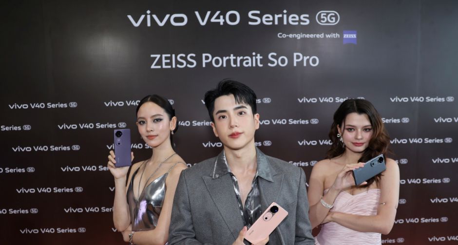 vivo ชวน นนกุล-เบคกี้-ณิชา แจ้งเกิด V40 Series 5G ในฐานะ vivo Friends