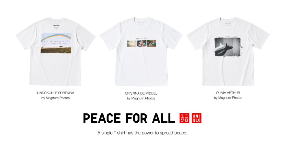 ยูนิโคล่ ร่วมกับ Magnum Photos เปิดตัวเสื้อยืด PEACE FOR ALL ร่วมฉลองวันสันติภาพสากลผ่านนิทรรศการภาพถ่าย