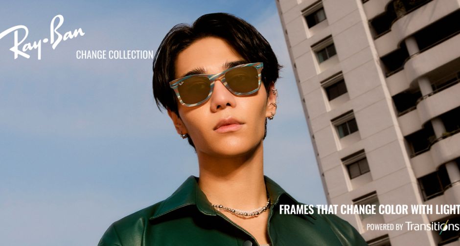 ยกระดับสไตล์ของคุณไปพร้อมกับเจฟ ซาเตอร์  ขอแนะนำ Ray-Ban Change โดย Transitions