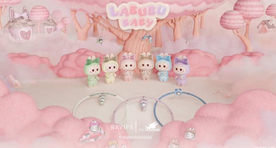 RAVIPA สร้างปรากฏการณ์ แบรนด์ไทยจิวเวลรี่แบรนด์แรกที่ร่วมงานกับ Labubu เผยโฉม Labubu Baby - RAVIPA x The Monsters